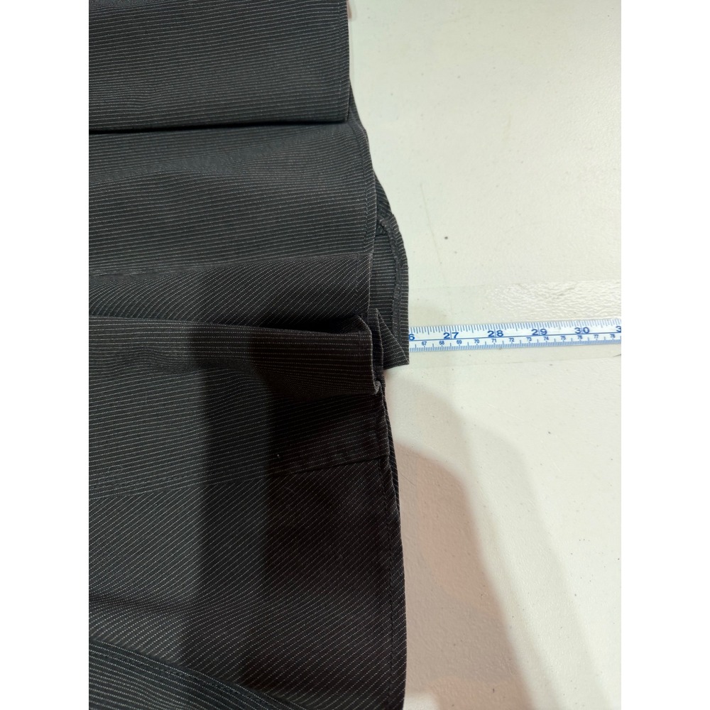 Sandro Flared Skirt Women 8 Black Pinstripe Goth Dark Academia School Girl - Picture 11 of 11
